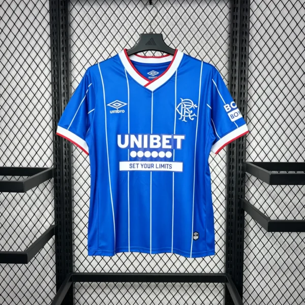 Maillot Rangers Domicile 2026/2027 — devant Maillot Rangers Domicile 2026/2027 — devant