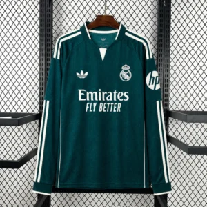 Maillot Real Madrid Extérieur 2026/2027 Manches Longues — devant