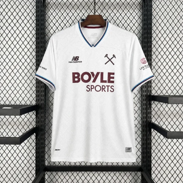 Maillot West Ham Extérieur 2026/2027 — devant Maillot West Ham Extérieur 2026/2027 — devant