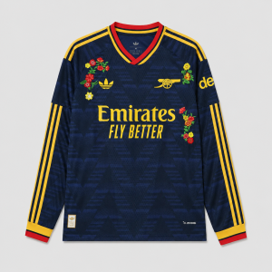 Maillot Arsenal Brodé Extérieur Édition Joueur 26/27 Manches longues