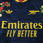 Maillot Arsenal Brodé Extérieur Édition Joueur 26/27 Manches longues