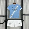Kit Enfant Manchester City Bleu Ciel 2025/2026 — devant